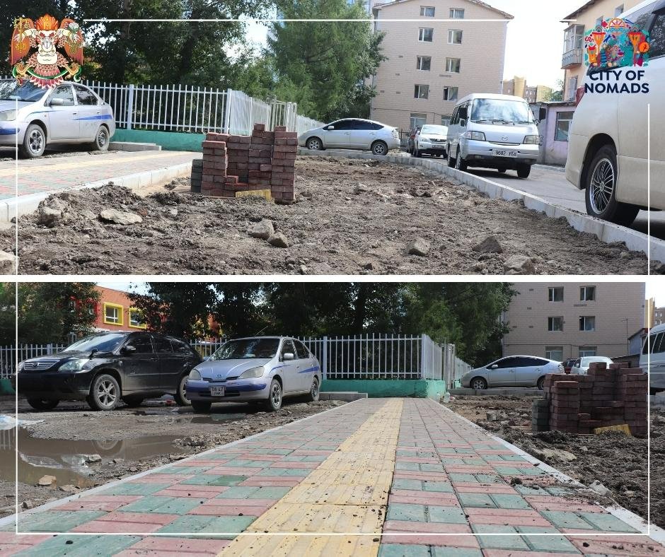 VIP76.mn | 39-дүгээр цэцэрлэгийн ойролцоо автомашины зогсоол байгуулж байна